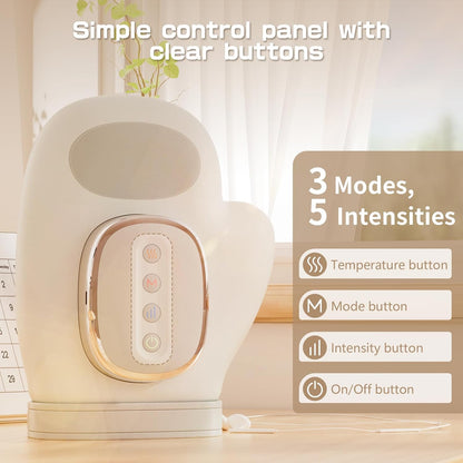 Zen Grip™ Hand Massager with Heat Compression Therapy